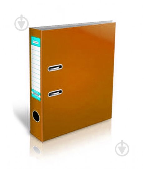 Папка-регистратор А4 5 см помаранчева Optima O35405-06 - фото 1