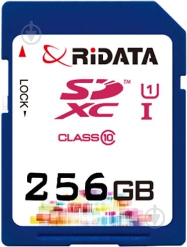 Карта пам'яті RiDATA SDXC 256 ГБ UHS Speed Class 1 (U1) (FF970342) - фото 1 Карта пам'яті RiDATA SDXC 256 ГБ UHS Speed Class 1 (U1) (FF970342) - фото 1