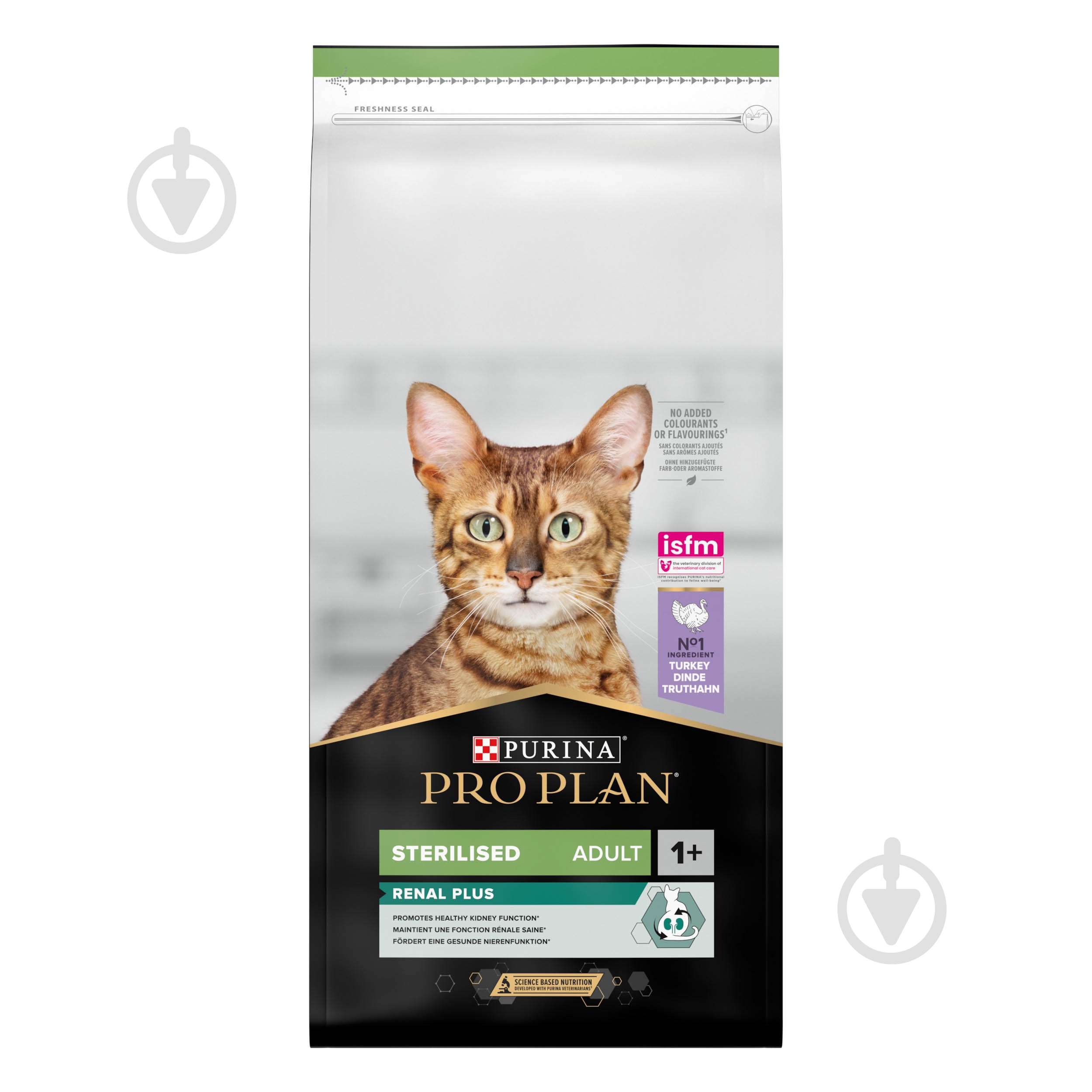 Корм сухой для котов ProPlan by Purina Sterilised Adult 1+ Renal Plus с индейкой 14 кг - фото 1