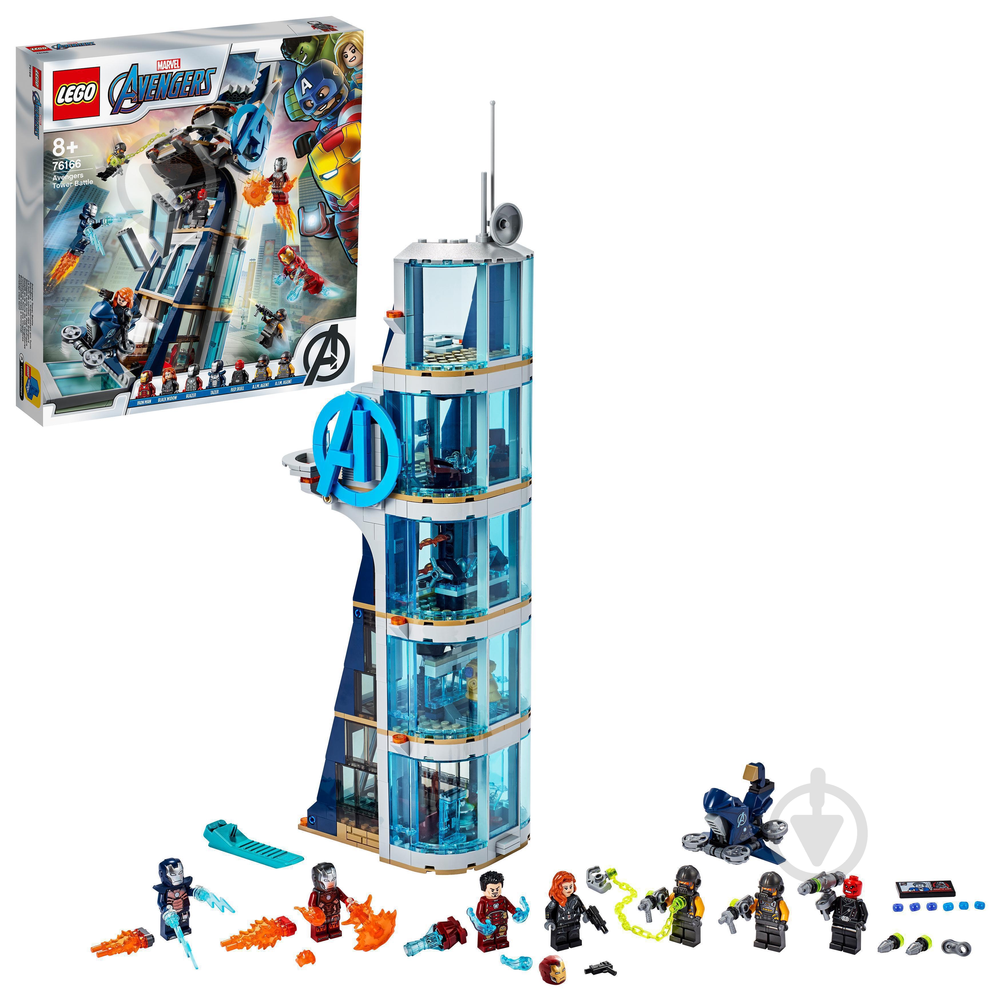 Конструктор LEGO Super Heroes Marvel Бій у вежі Месників 76166 - фото 2 Конструктор LEGO Super Heroes Marvel Бій у вежі Месників 76166 - фото 2