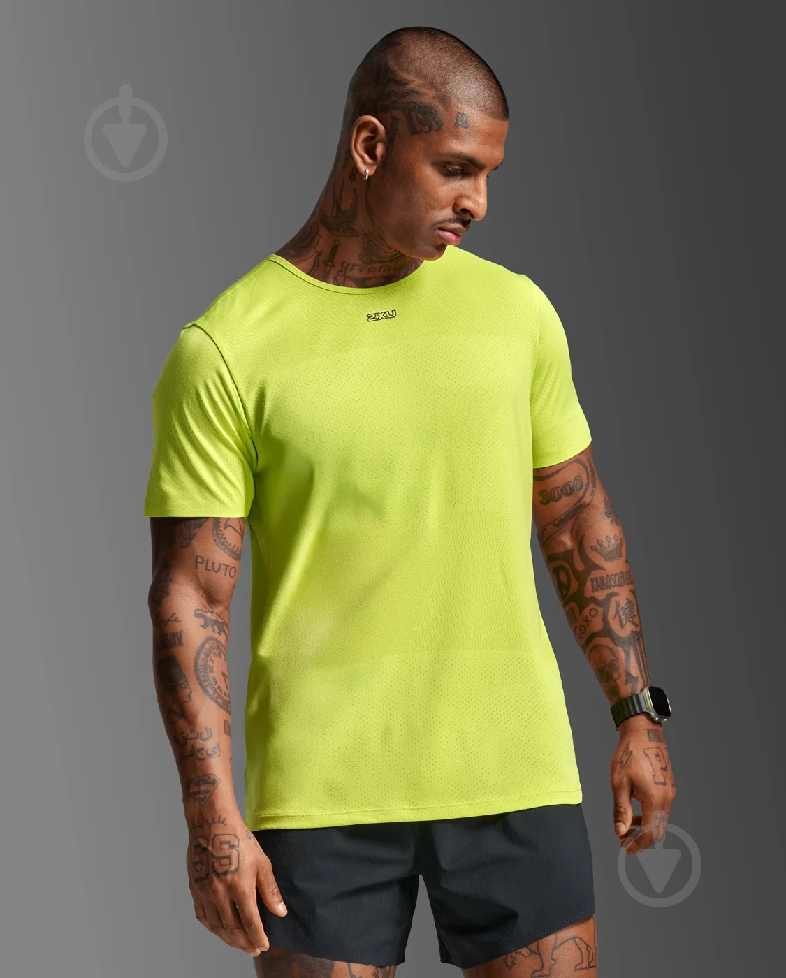 Майка 2XU Light Speed Tech Tee MR7150a_VOL/BRF р.2XL зеленый - фото 1