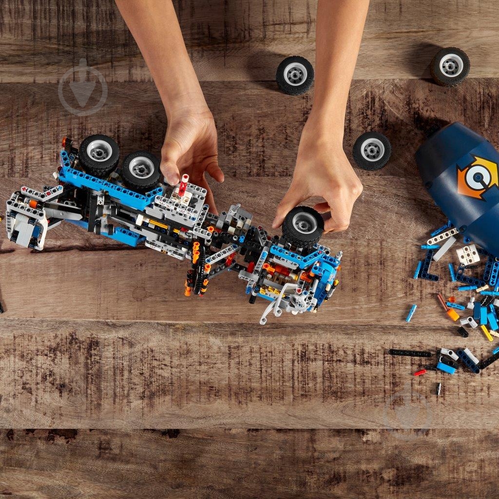 Конструктор LEGO Technic Бетономешалка 42112 - фото 9 Конструктор LEGO Technic Бетономешалка 42112 - фото 9