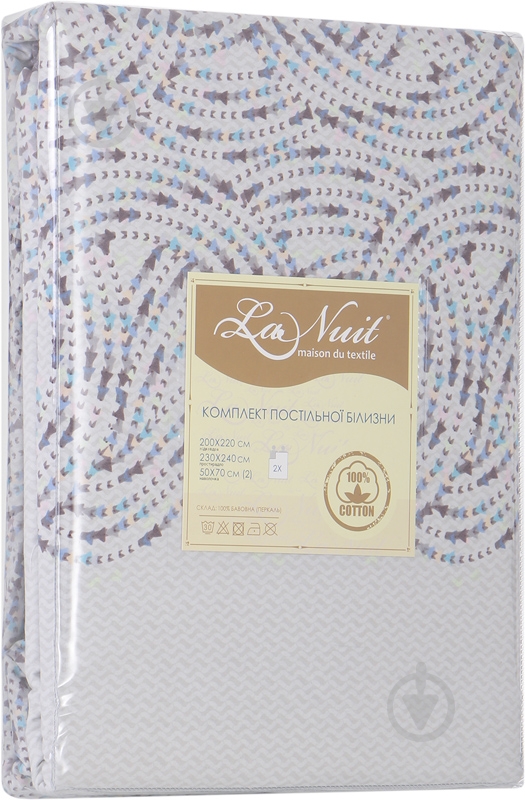 Комплект постельного белья Lily 2,0 бело-фиолетовый La Nuit - фото 6