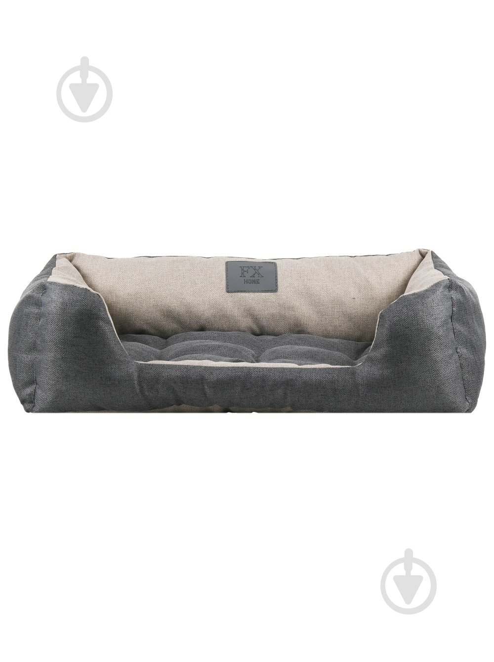 Лежак FX home Mальмо 60х40х18 см, бежево-сірий - фото 3 Лежак FX home Mальмо 60х40х18 см, бежево-сірий - фото 3