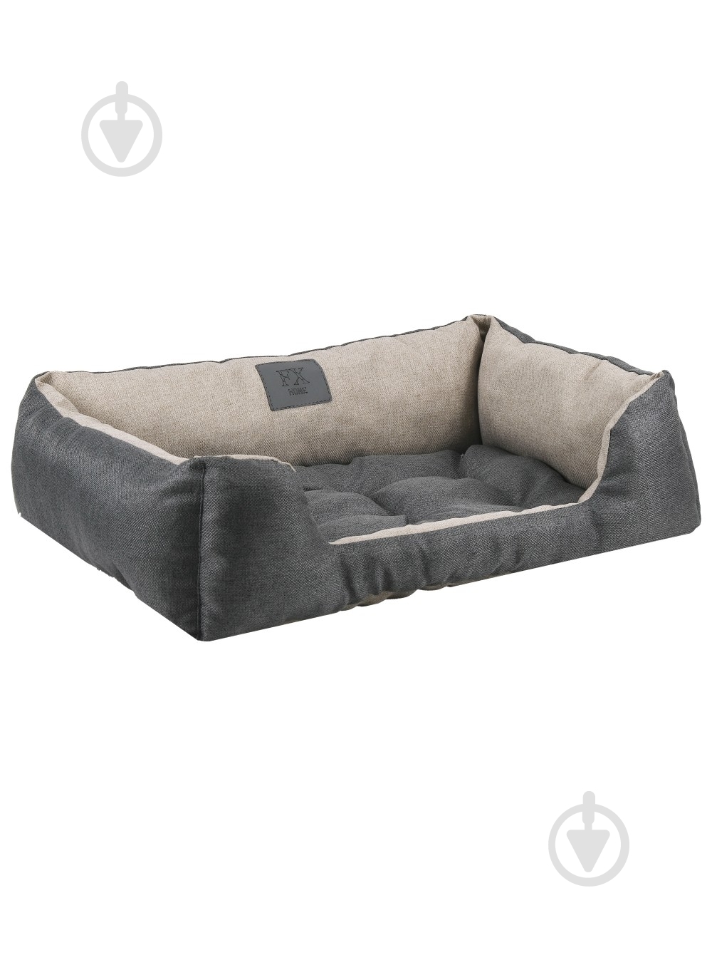 Лежак FX home Mальмо 60х40х18 см, бежево-сірий - фото 5 Лежак FX home Mальмо 60х40х18 см, бежево-сірий - фото 5