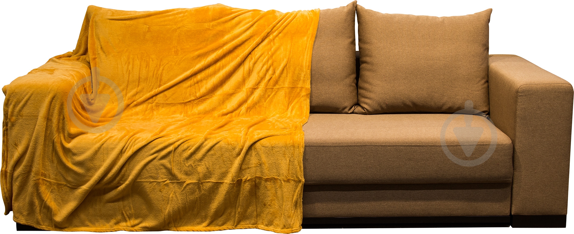 Плед Basic 160x200 см горчичный La Nuit - фото 1