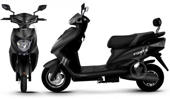 Электроскутер Forte HAWK 2000W черный - фото 1