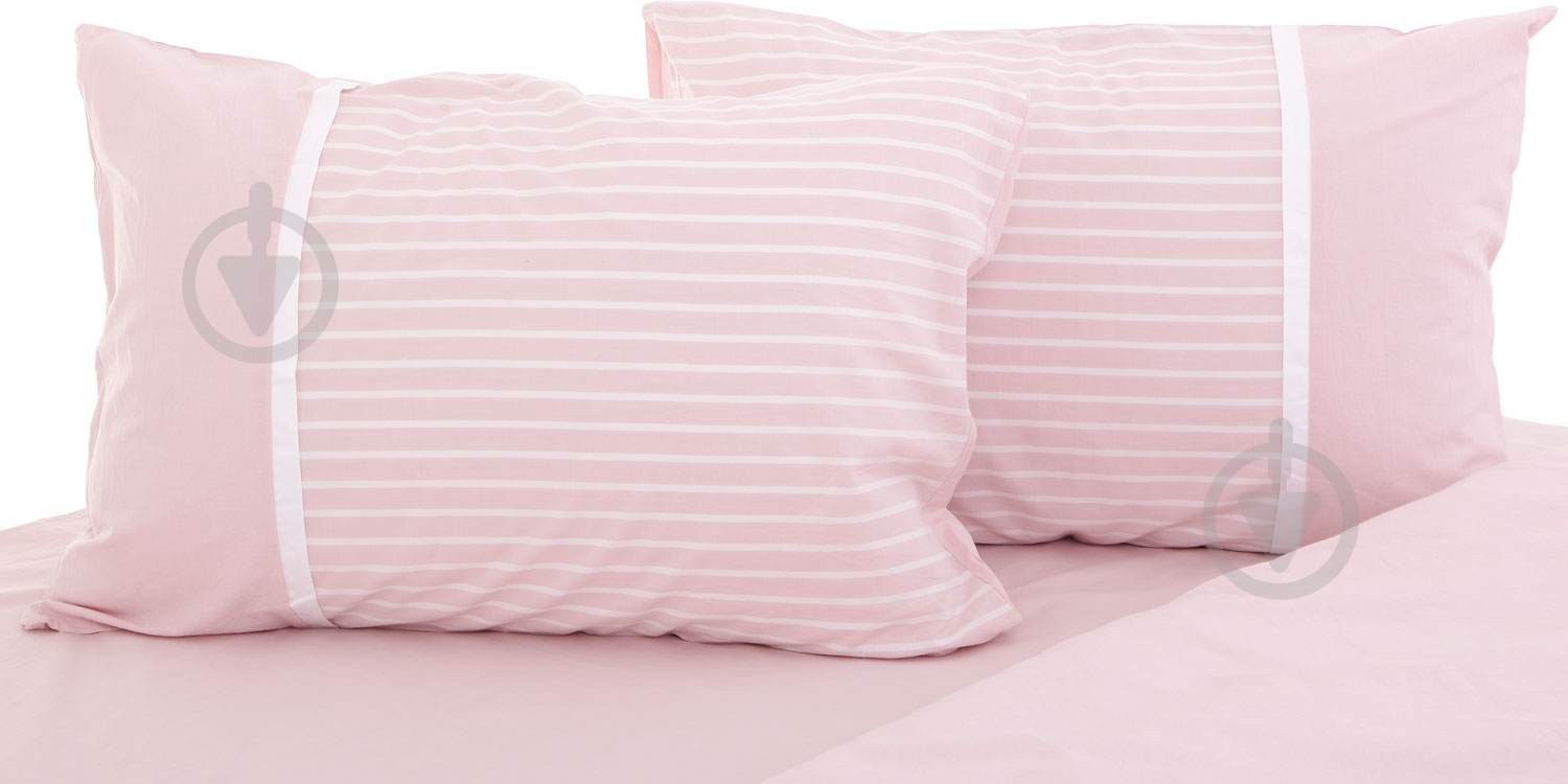 Комплект постельного белья Stonewash pink 1,5 в полоску La Nuit - фото 3