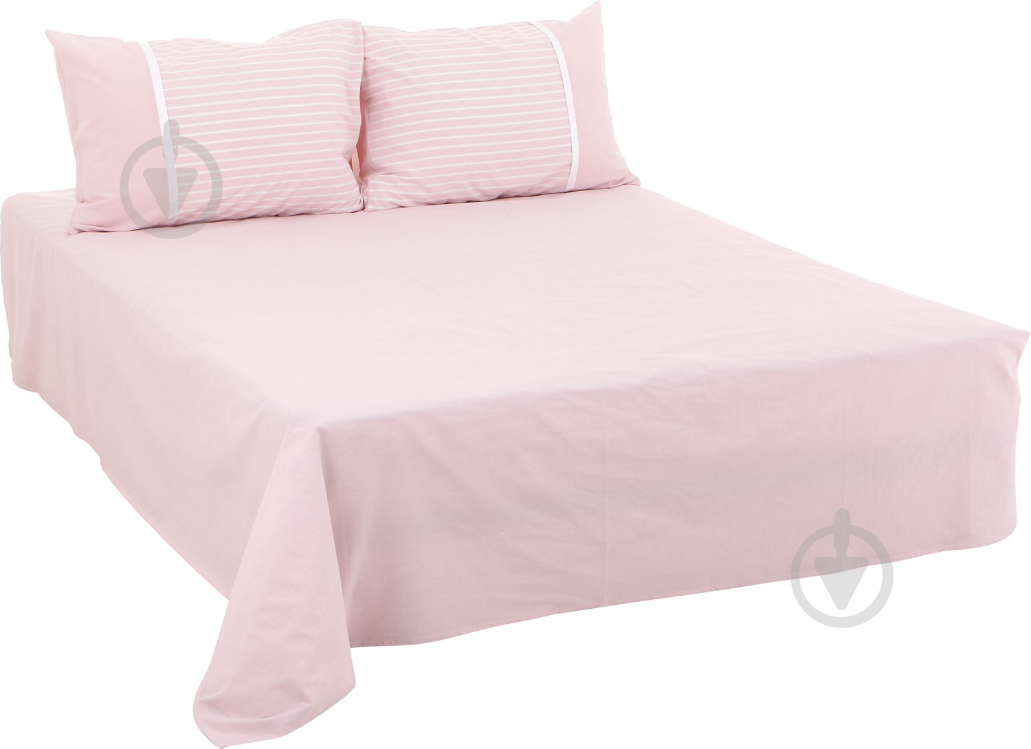 Комплект постельного белья Stonewash pink 1,5 в полоску La Nuit - фото 2
