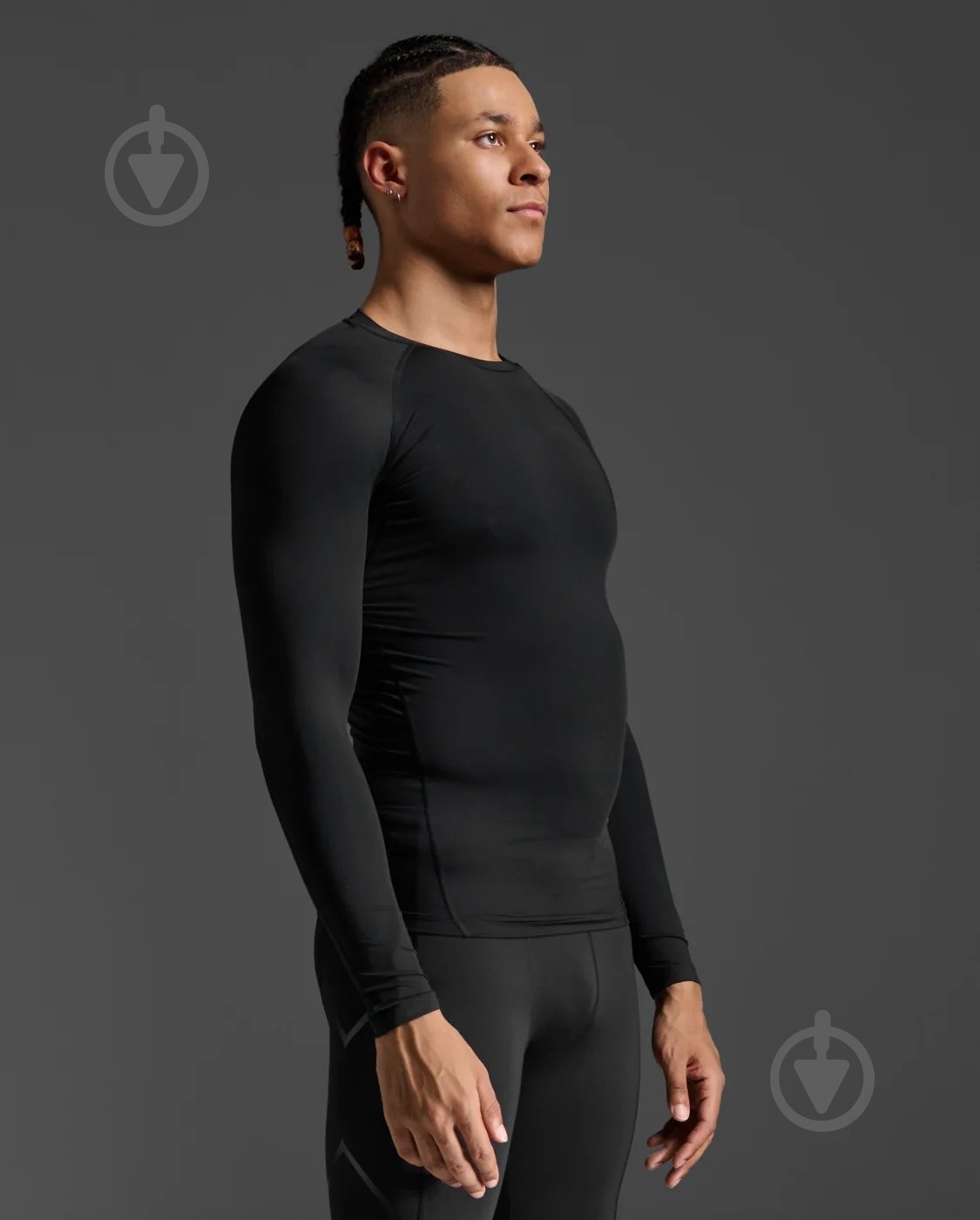 Футболка 2XU Core Compression Long Sleeve MA6398a_BLK/NLO р.2XL черный - фото 3