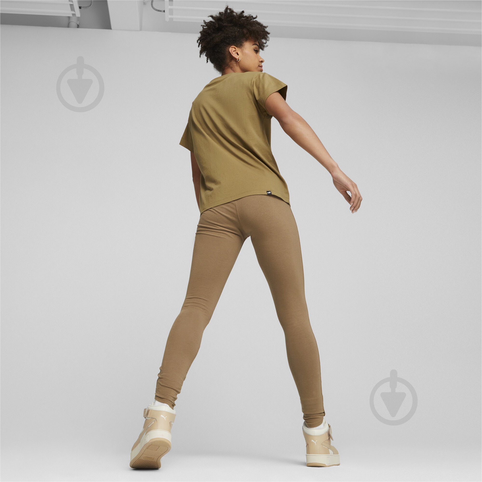 Лосини Puma HER HIGH-WAIST LEGGINGS 67681793 р.XS коричневий - фото 5 Лосини Puma HER HIGH-WAIST LEGGINGS 67681793 р.XS коричневий - фото 5