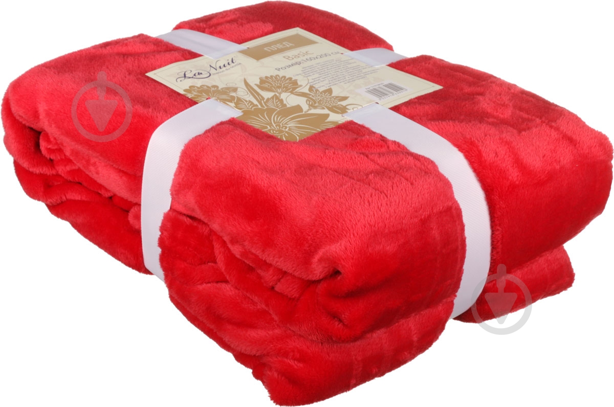 Плед Basic 160x200 см красный La Nuit - фото 3