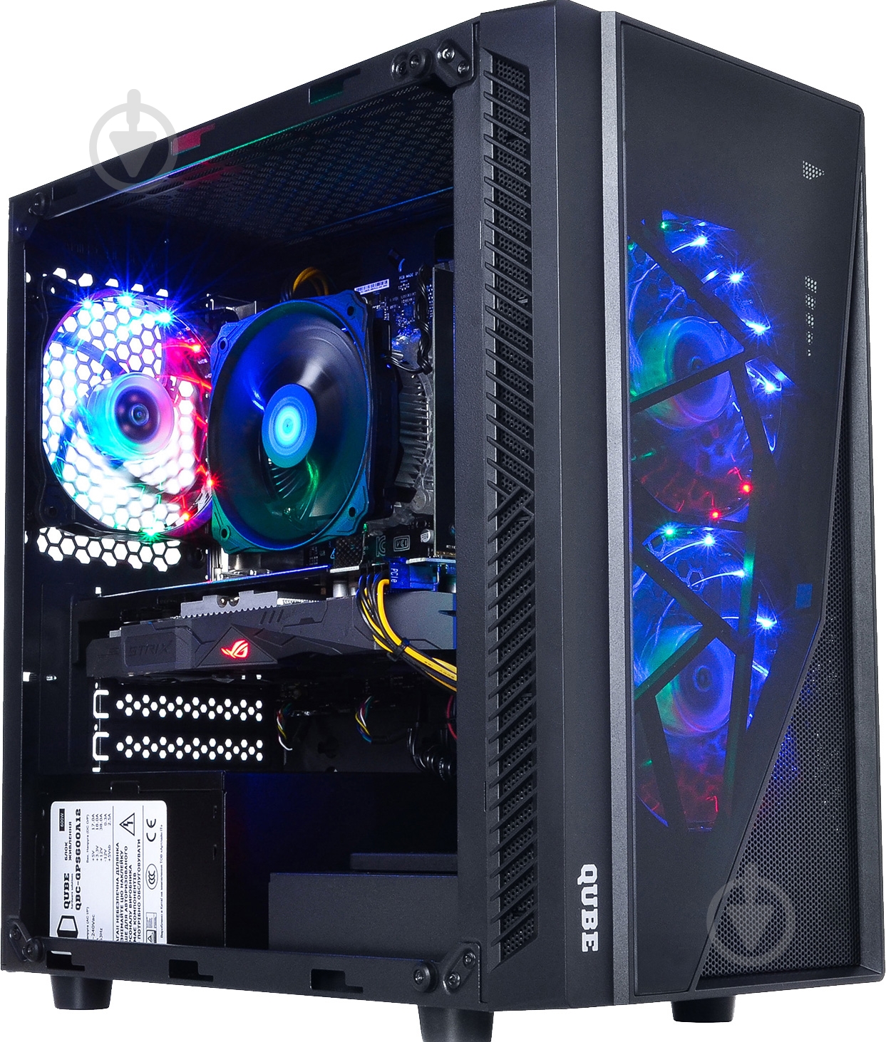 Компьютер персональный Artline Gaming X38 (X38v07) black - фото 2