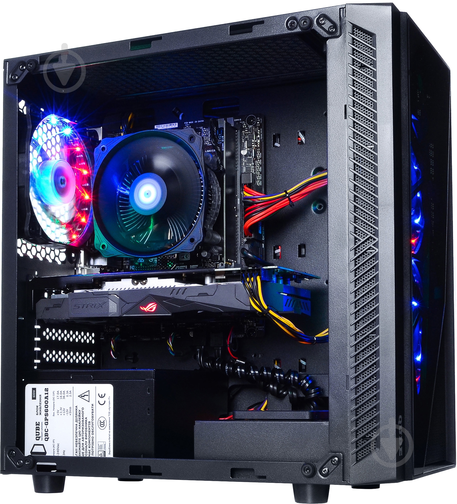 Компьютер персональный Artline Gaming X38 (X38v09) black - фото 3