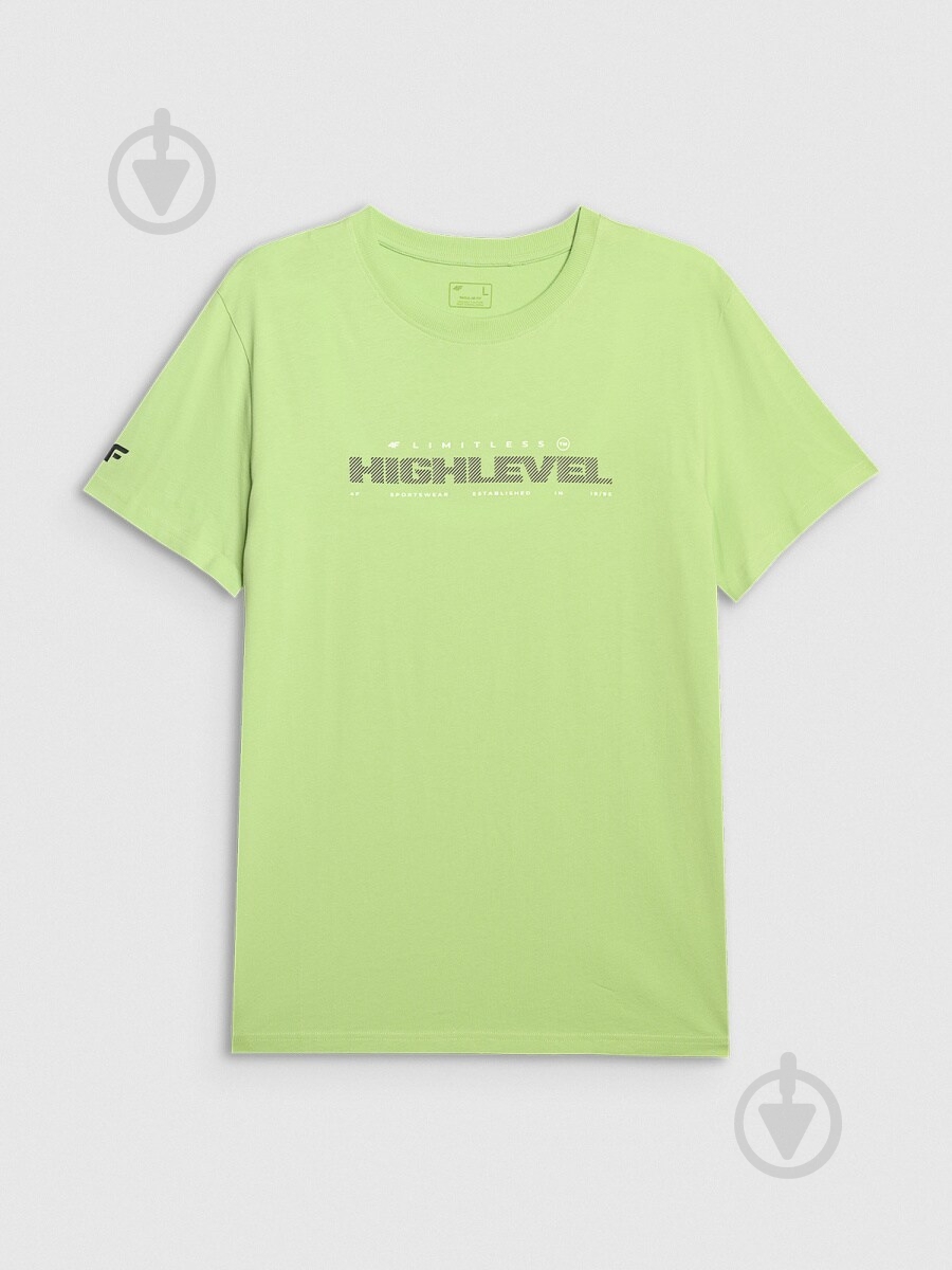Футболка 4F TSHIRT M3128 4FWAW25TTSHM3128-42S р.L зелений - фото 6 Футболка 4F TSHIRT M3128 4FWAW25TTSHM3128-42S р.L зелений - фото 6