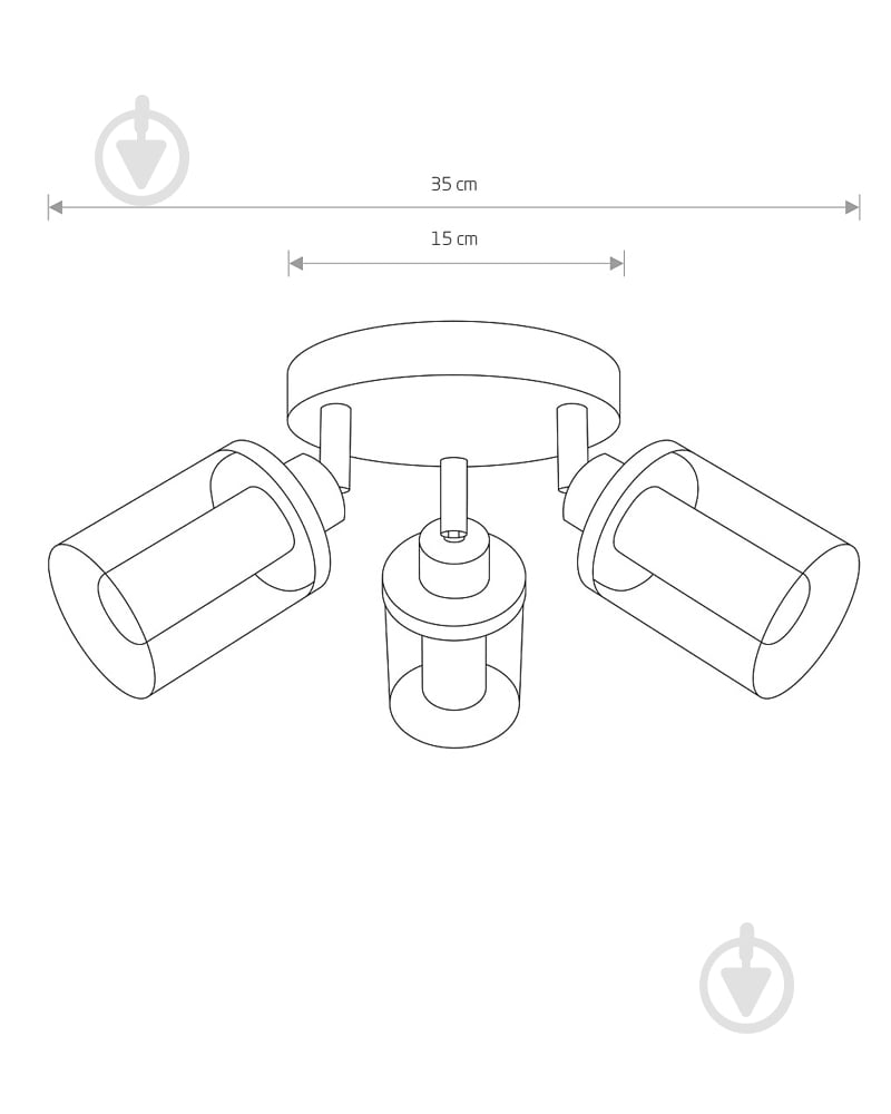 Люстра потолочная Nowodvorski 3xG9 8050 - фото 2