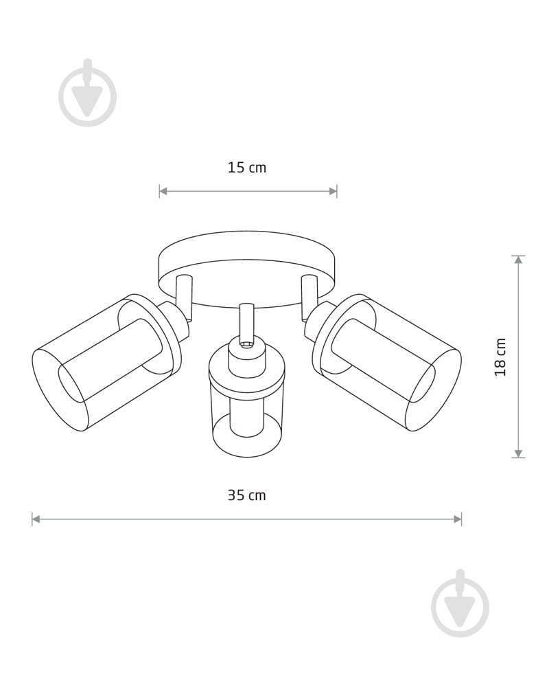 Люстра потолочная Nowodvorski 3xG9 8050 - фото 2