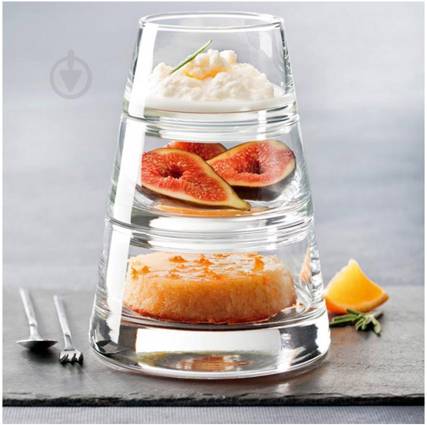 Набор для закусок Durobor Vertigo Pyramide 800 мл 3 предмета - фото 2