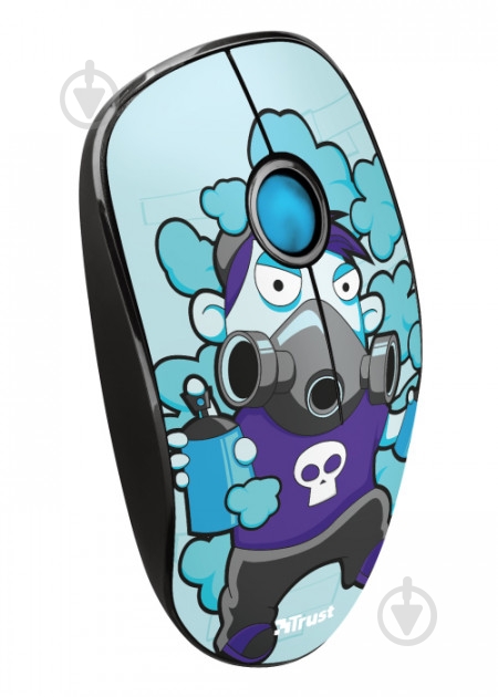 Мышь Trust Sketch Silent Click Wireless Blue (23335) black/blue (23335) - фото 2 Мышь Trust Sketch Silent Click Wireless Blue (23335) black/blue (23335) - фото 2