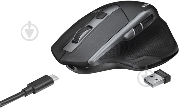 Мышь Trust Evo-RX Advanced WL Black (22975) black (22975) - фото 5