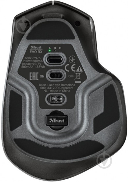 Мышь Trust Evo-RX Advanced WL Black (22975) black (22975) - фото 7