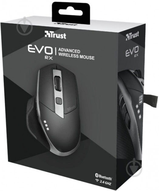 Мышь Trust Evo-RX Advanced WL Black (22975) black (22975) - фото 2