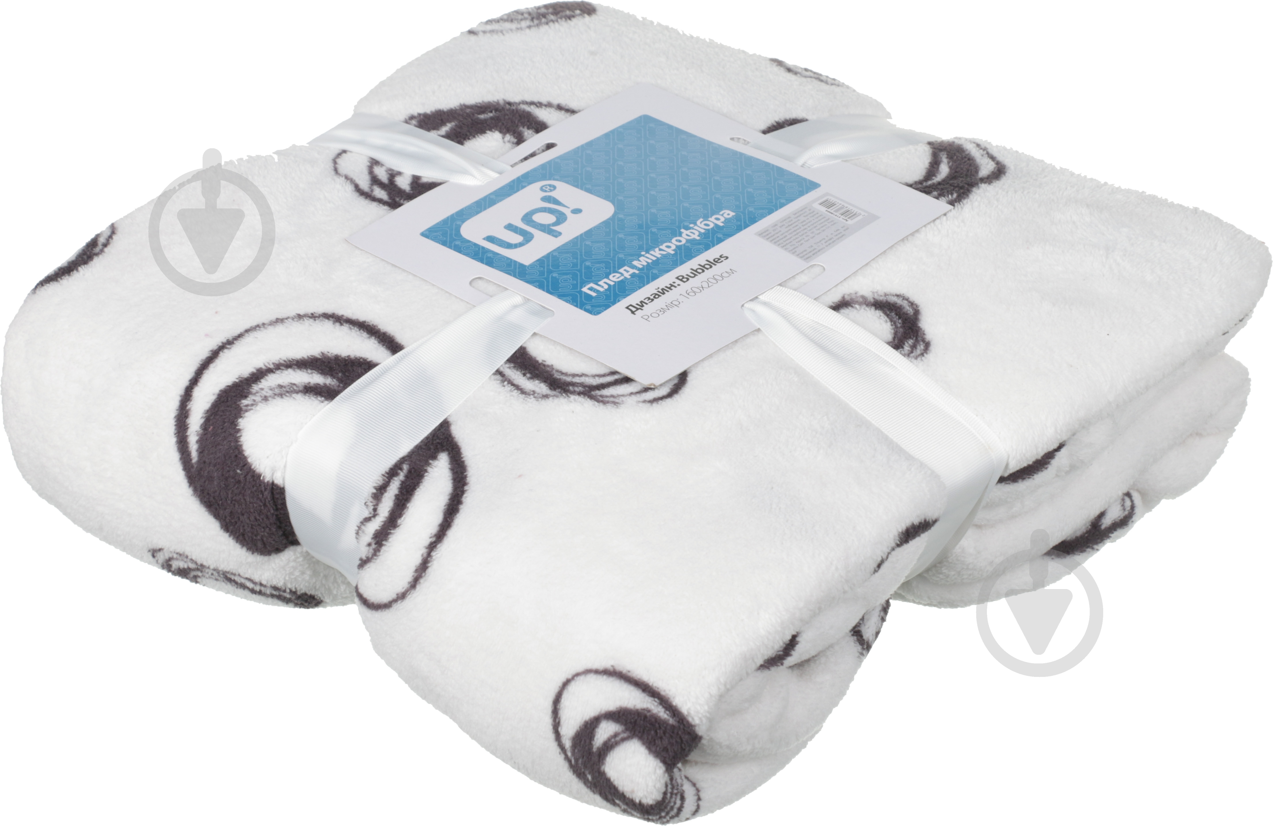 Плед Bubbles 160x200 см белый UP! (Underprice) - фото 2