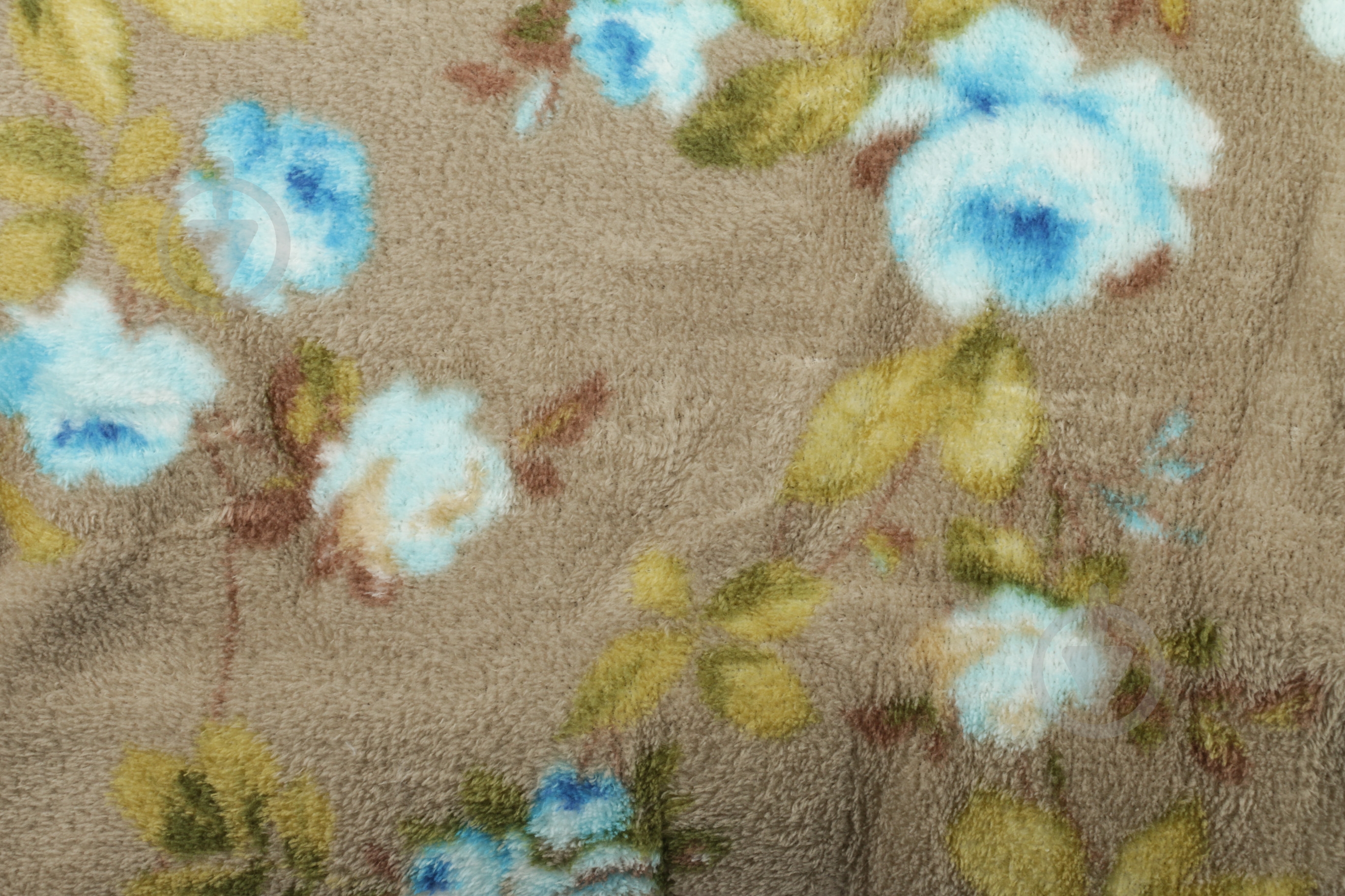 Плед Blue Flower 160x200 см оливковый UP! (Underprice) - фото 3