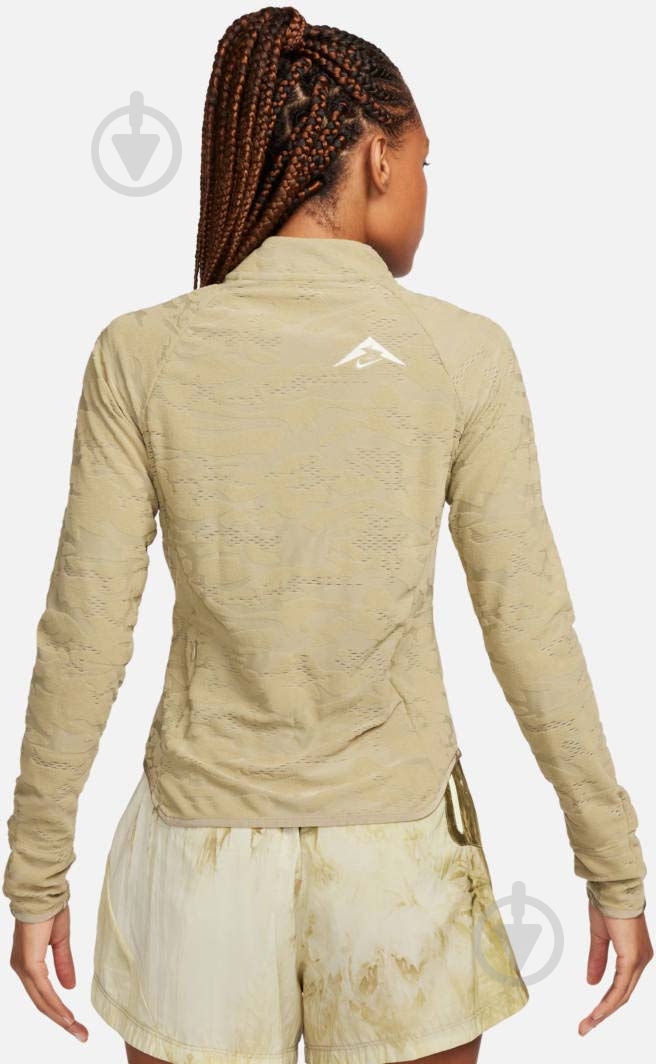 Джемпер Nike W NK TRAIL DF MIDLAYER FB7637-276 р.S хаки - фото 2