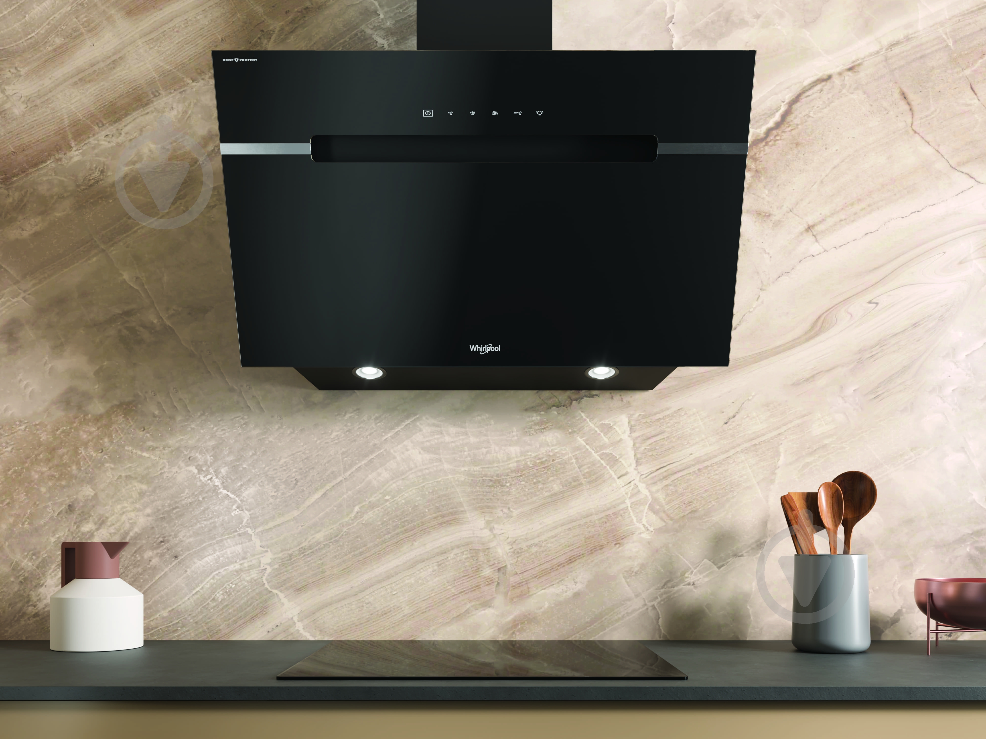 Вытяжка Whirlpool WHVS 91F LT DP K черная - фото 7