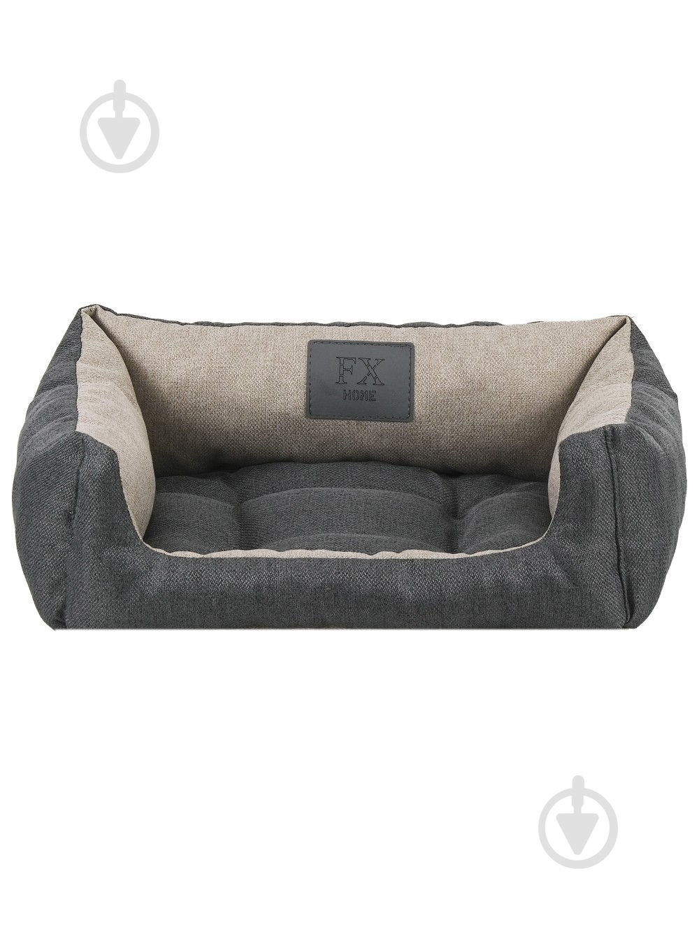 Лежак FX home Mальмо 40х30х12 см, бежево-сірий - фото 1 Лежак FX home Mальмо 40х30х12 см, бежево-сірий - фото 1