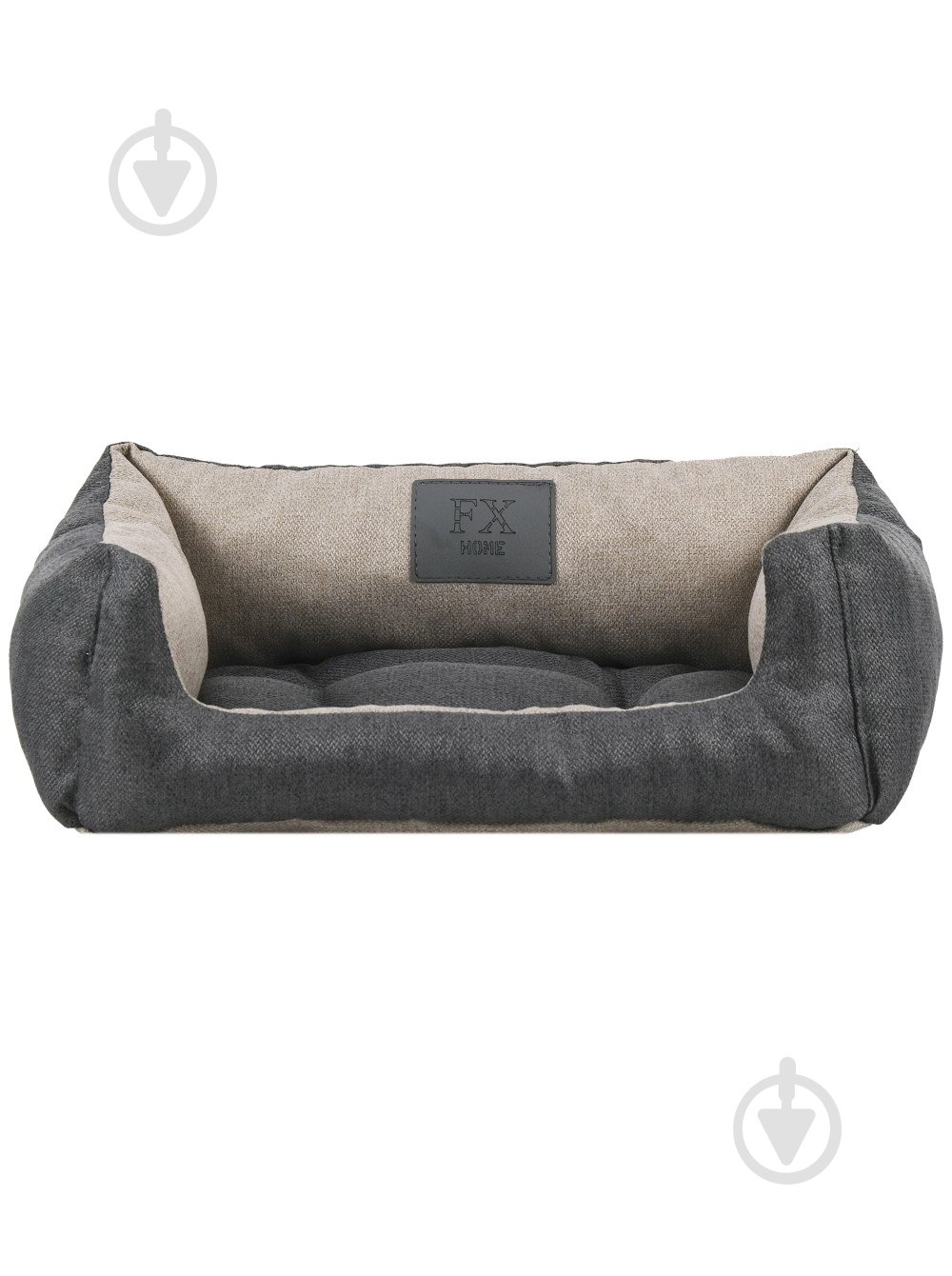 Лежак FX home Mальмо 40х30х12 см, бежево-сірий - фото 3 Лежак FX home Mальмо 40х30х12 см, бежево-сірий - фото 3