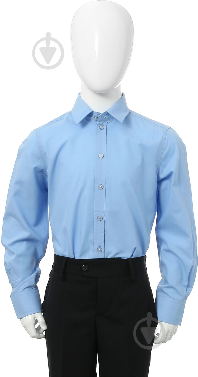 Рубашка Button Blue р. 33/140 голубой 2302 - фото 1