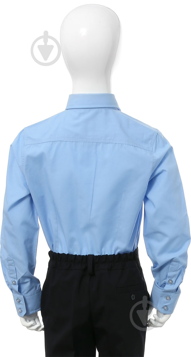 Рубашка Button Blue р. 33/140 голубой 2302 - фото 3