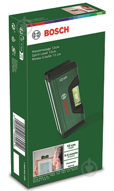 Уровень 12 см Bosch зеленый 1600A02H3H - фото 2