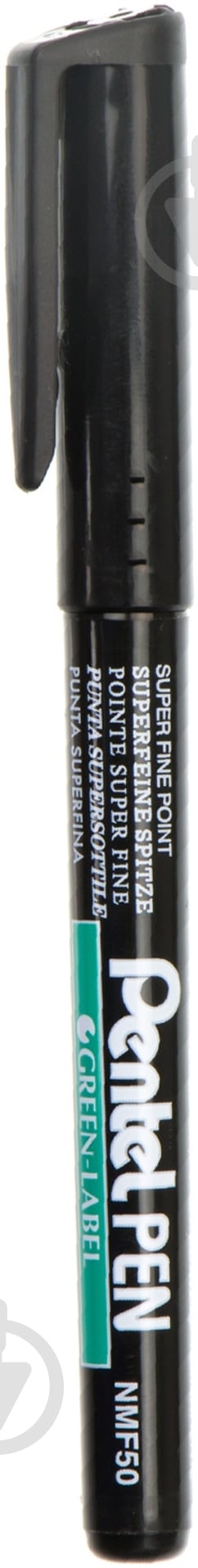 Маркер перманентный черный  Pentel NMF50-A - фото 2