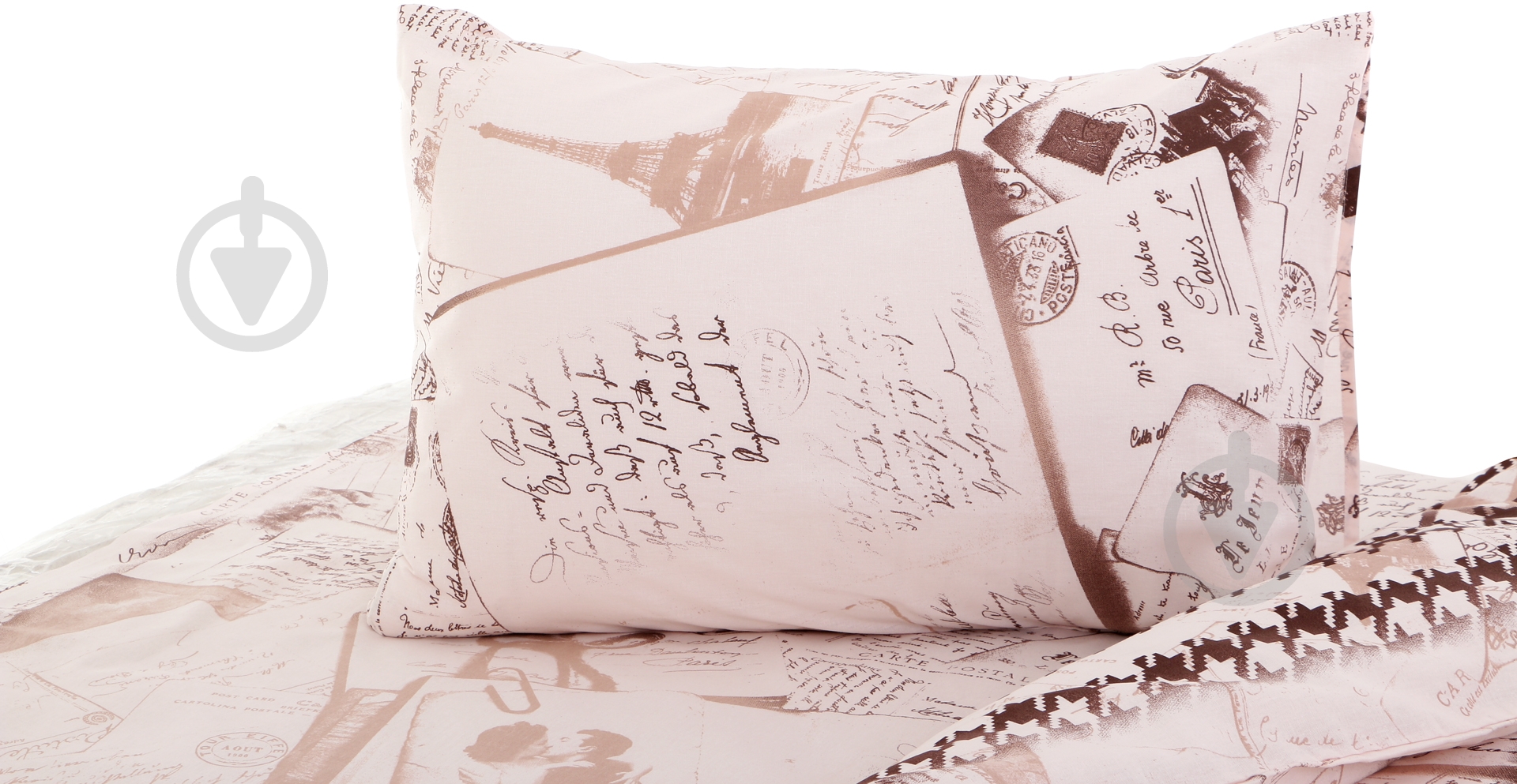 Комплект постельного белья Memory 1,5 светло-бежевый UP! (Underprice) - фото 3