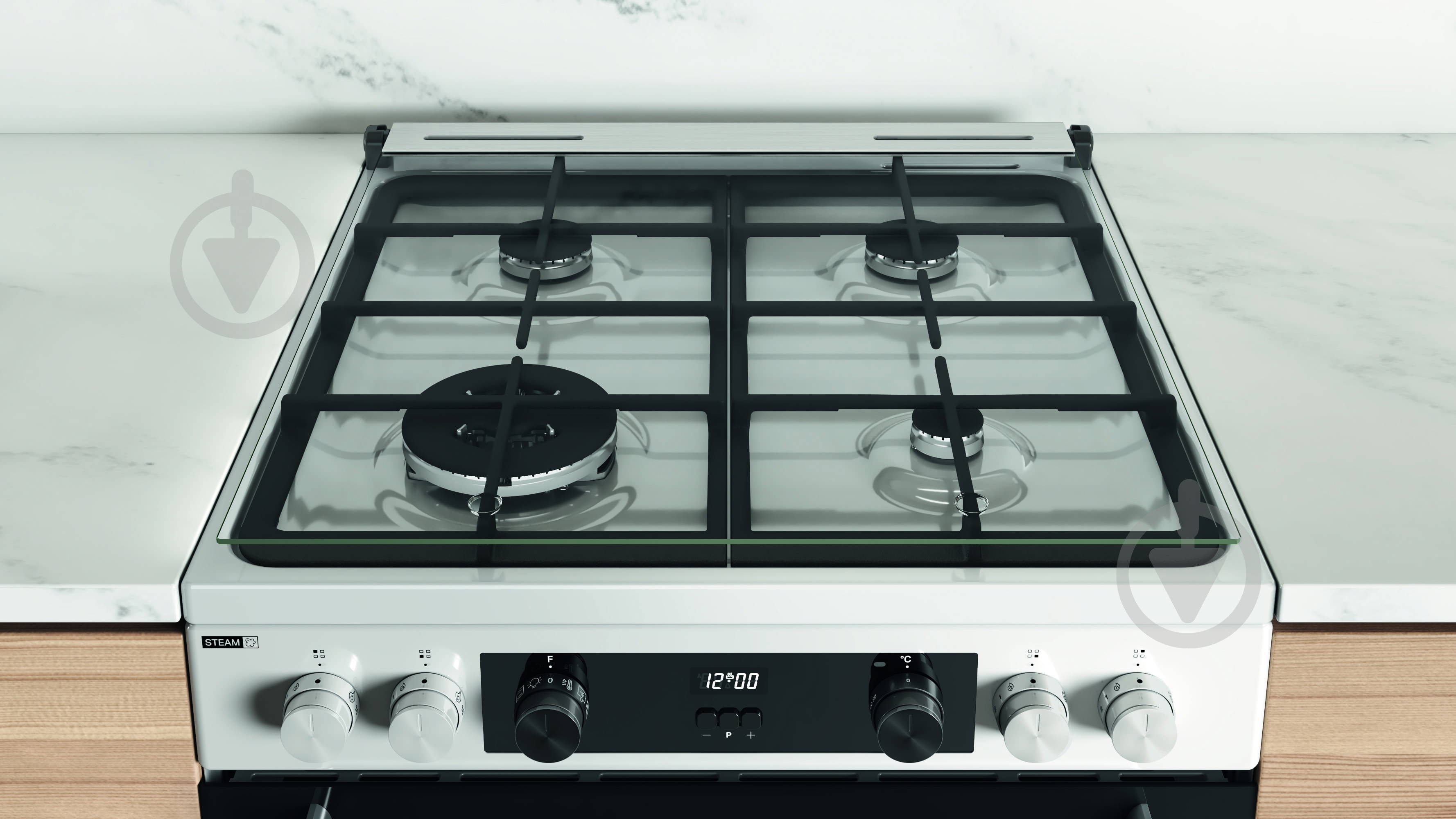 Плита комбинированная Whirlpool WS68G8CHW/E/1 - фото 8 Плита комбинированная Whirlpool WS68G8CHW/E/1 - фото 8
