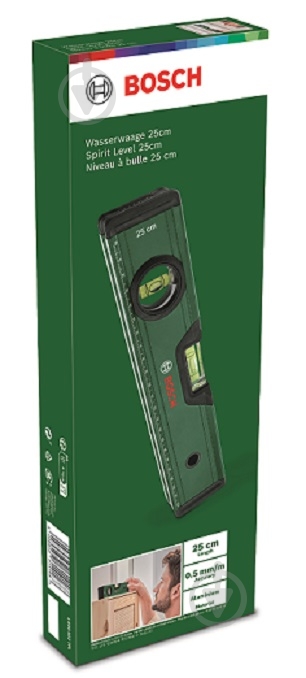 Рівень 25 см Bosch зелений 1600A027PL - фото 2 Рівень 25 см Bosch зелений 1600A027PL - фото 2