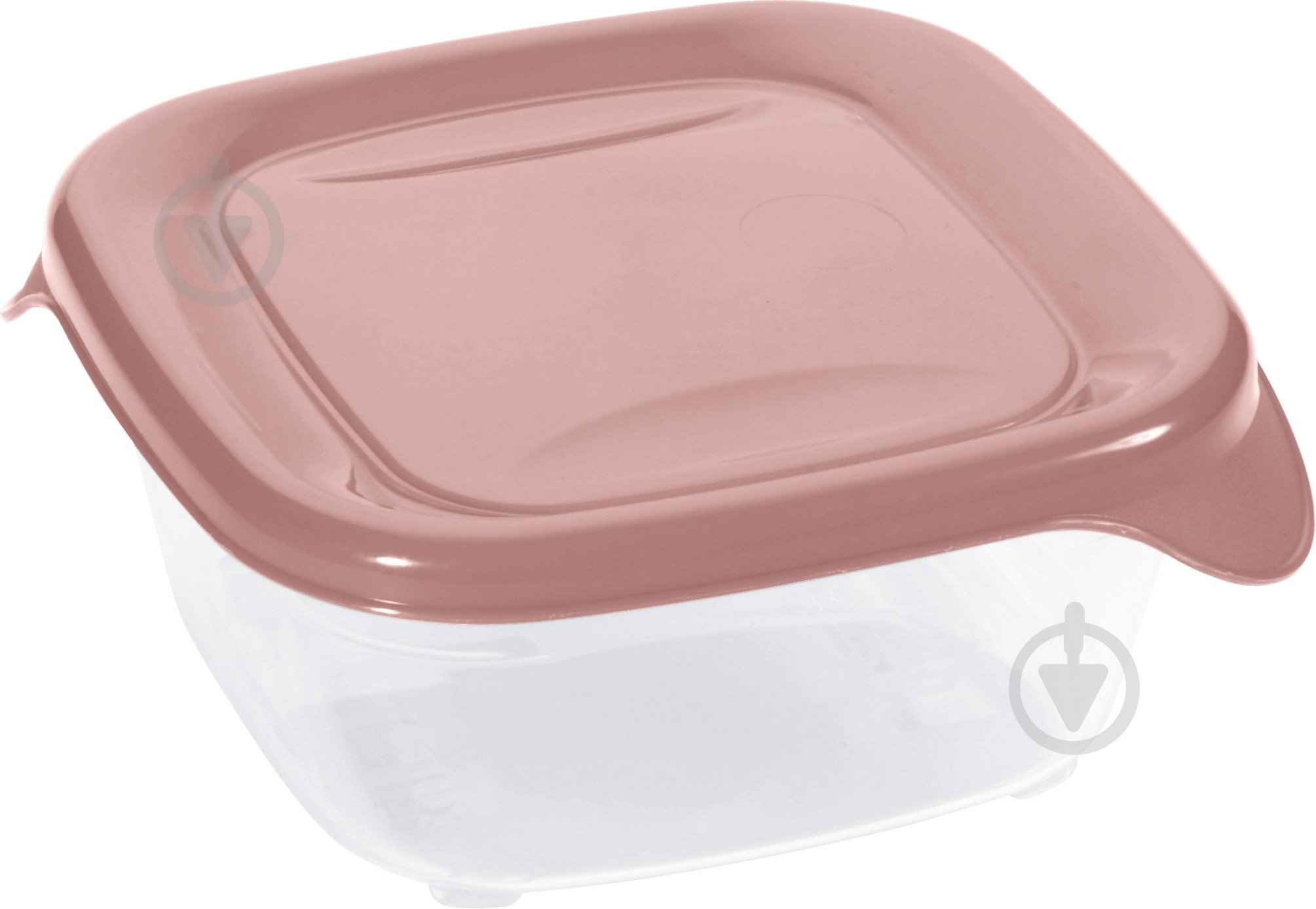 Контейнер для харчових продуктів з кришкою Curver Fresh & Go 0,8 л рожевий - фото 1