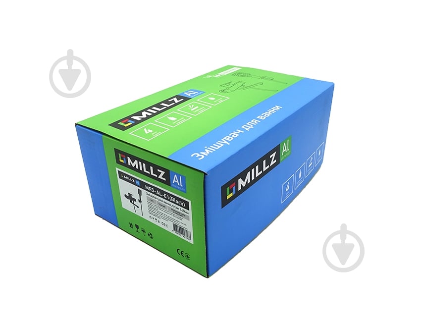 Смеситель для ванны MILLZ черный MRS-AL-E1(Black) - фото 8