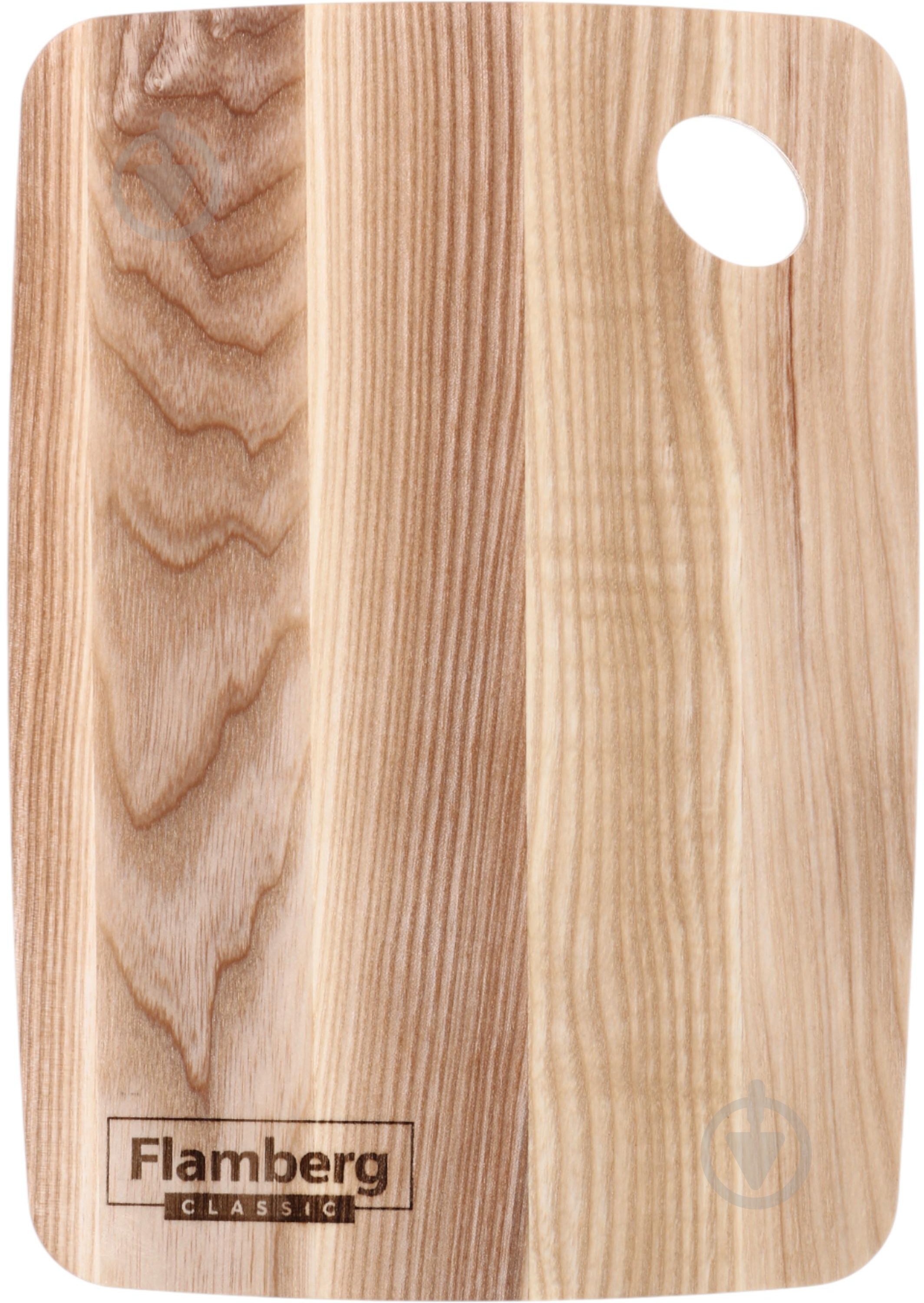 Доска кухонная Flamberg прямоугольная 26,5х18,5x1 см ясень - фото 1 Доска кухонная Flamberg прямоугольная 26,5х18,5x1 см ясень - фото 1
