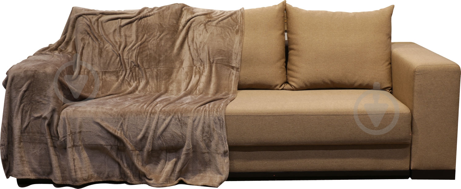 Плед Basic 200x220 см светло-коричневый La Nuit - фото 1 Плед Basic 200x220 см светло-коричневый La Nuit - фото 1