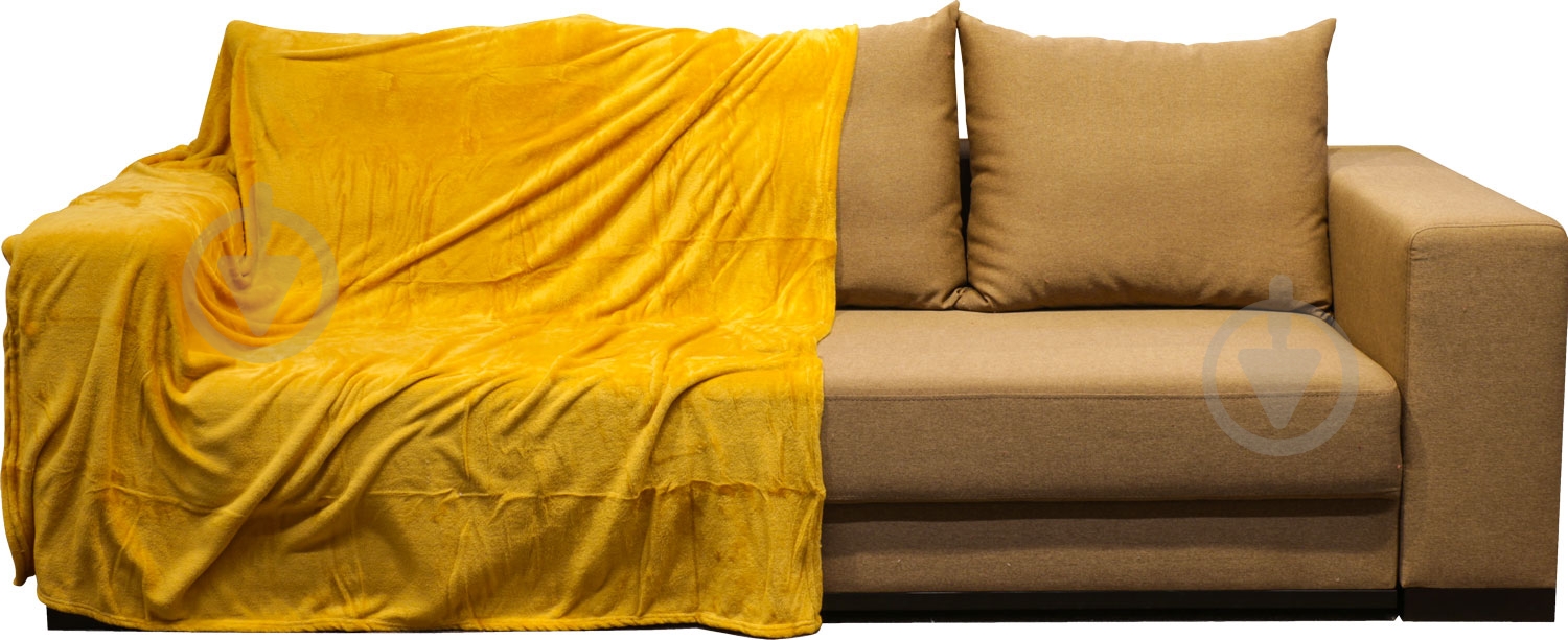 Плед Basic 200x220 см гірчичний La Nuit - фото 1