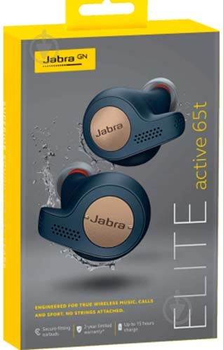 Наушники Jabra Elite 65t Active blue - фото 5 Наушники Jabra Elite 65t Active blue - фото 5