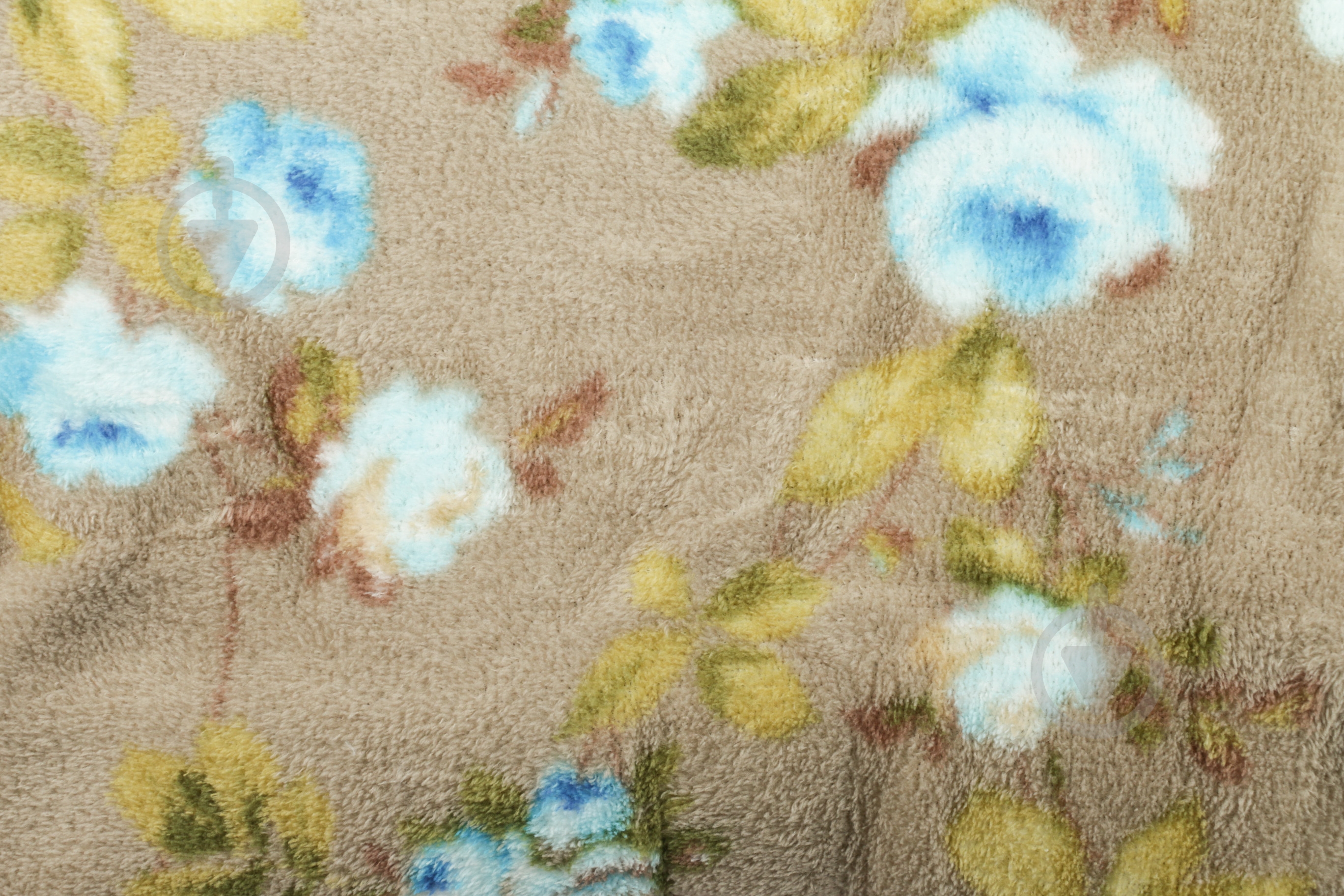 Плед Blue Flower 200x220 см оливковый UP! (Underprice) - фото 3