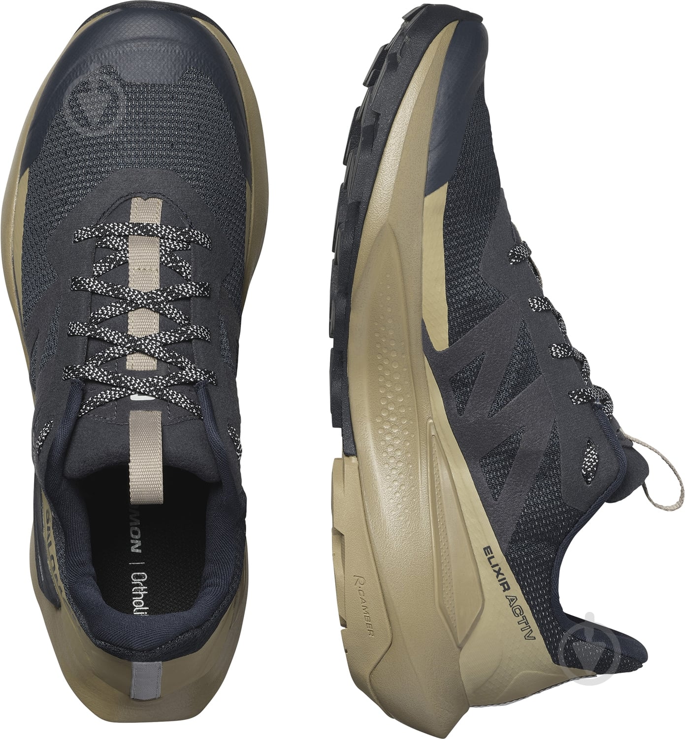 Кроссовки мужские демисезонные Salomon ELIXIR ACTIV L47455300 р.42 2/3 черно-зеленые - фото 5