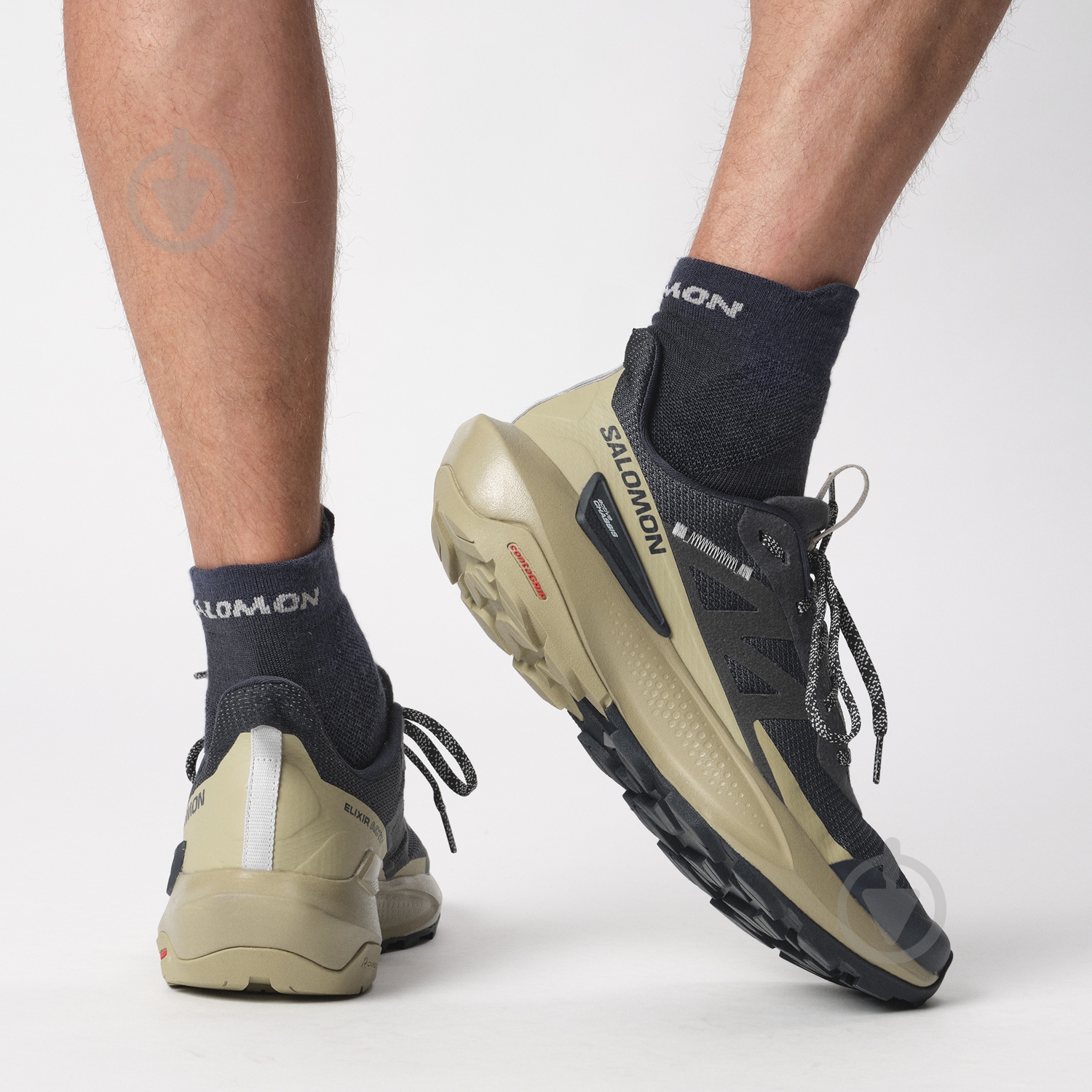 Кроссовки мужские демисезонные Salomon ELIXIR ACTIV L47455300 р.42 2/3 черно-зеленые - фото 8