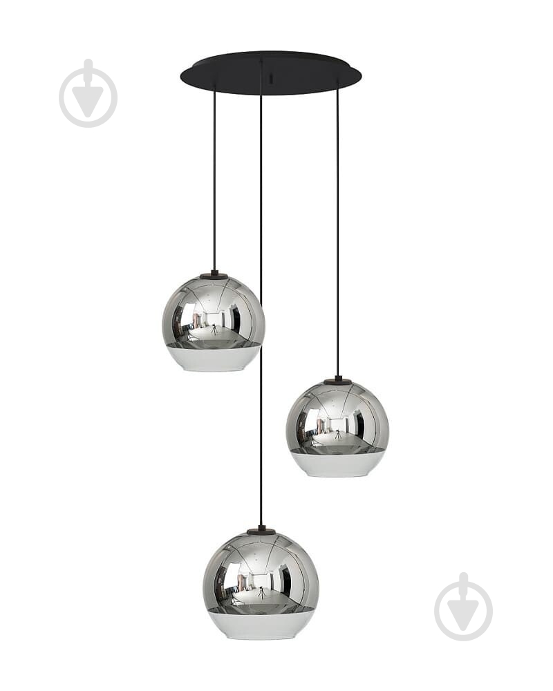 Люстра підвісна Nowodvorski Globe 3x60 Вт E27 хром 7607 - фото 1