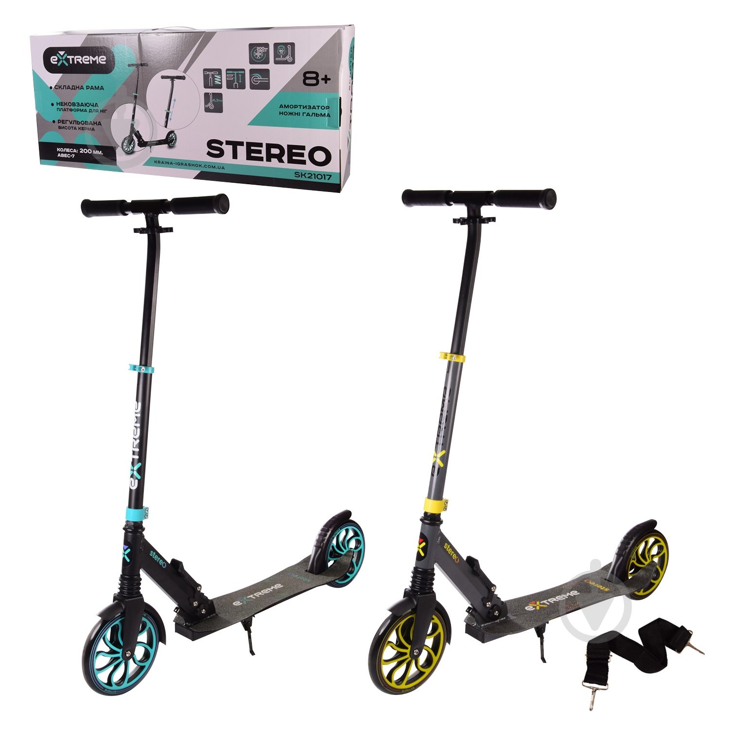 Самокат Extreme Motion STEREO в ассортименте SC21017 - фото 1
